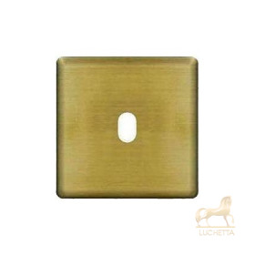 Монтажная плата для выключателя тумблерного типа с 1 коннектором FEDE, bright patina + beige