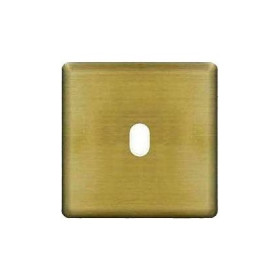 Монтажная плата для выключателя тумблерного типа с 1 коннектором FEDE, bright patina + beige