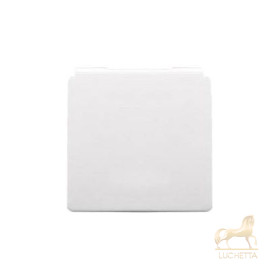 Обрамление розетки 2к+з с крышкой IP44 FEDE, white