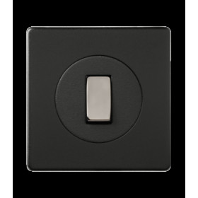 Одноклавишный выключатель/переключатель10А, Varilight Varigrid, Matt Black