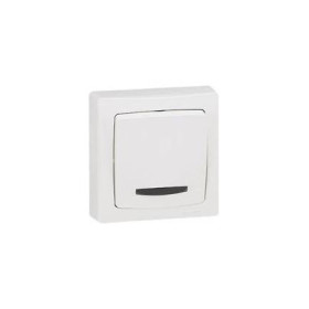 Переключатель 1-кл с подсветкой Legrand Oteo Белый 86117