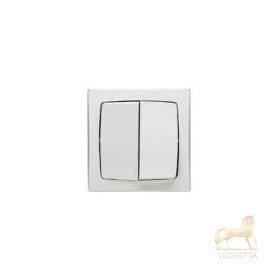 Переключатель двукл. Legrand Oteo Белый 86120