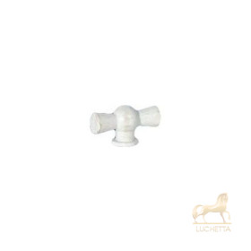 Поворотная ручка классического типа FEDE, white decape
