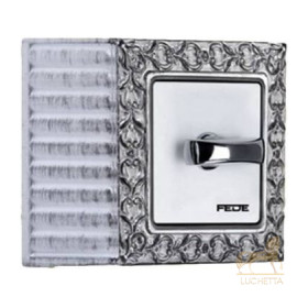 Поворотный выключатель FEDE SAN SEBASTIAN SURFACE ANTIQUE SILVER