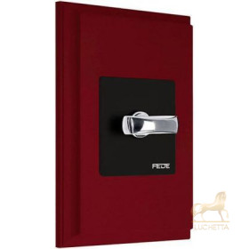Поворотный выключатель в сборе FEDE MARCO, red wine