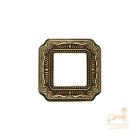 Рамка на 1 пост гор/верт FEDE TOSCANA FIRENZE, bright patina
