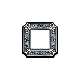 Рамка на 1 пост гор/верт FEDE TOSCANA SIENA, bright chrome