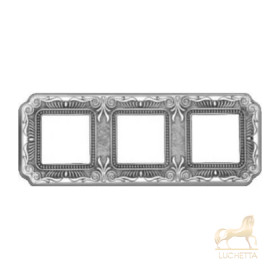 Рамка на 3 поста гор/верт FEDE TOSCANA FIRENZE, bright chrome