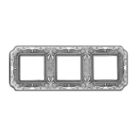 Рамка на 3 поста гор/верт FEDE TOSCANA FIRENZE, bright chrome