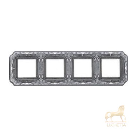 Рамка на 4 поста гор/верт FEDE TOSCANA FIRENZE, bright chrome