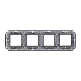 Рамка на 4 поста гор/верт FEDE TOSCANA FIRENZE, bright chrome
