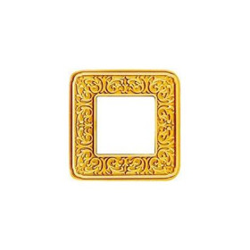 Рамка на 1 пост FEDE EMPORIO, bright gold