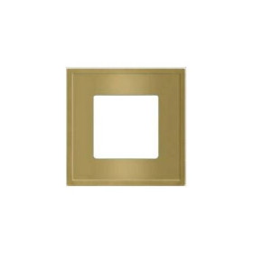 Рамка на 1 пост FEDE MADRID, bright gold