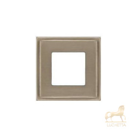 Рамка на 1 пост FEDE MADRID, nickel satin
