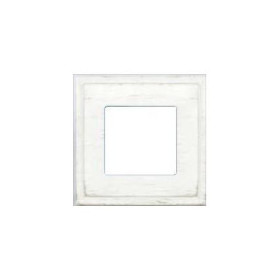 Рамка на 1 пост FEDE MADRID, white decape