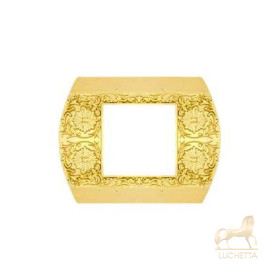 Рамка на 1 пост FEDE SANREMO, bright gold