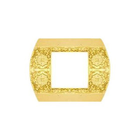 Рамка на 1 пост FEDE SANREMO, bright gold