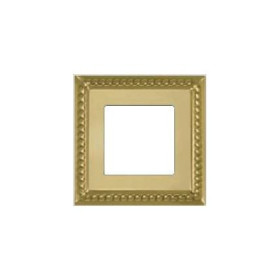 Рамка на 1 пост FEDE SEVILLA, bright gold