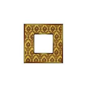 Рамка на 1 пост гор/верт FEDE VINTAGE TAPESTRY, decorgold - bright gold
