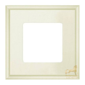 Рамка на 1 пост квадратная FEDE MARCO, beige