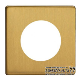 Рамка на 1 пост Varilight Varigrid, Brushed Brass