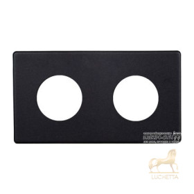 Рамка на 2 поста Varilight Varigrid, Matt Black