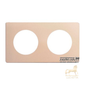 Рамка на 2 поста Varilight Varigrid, Satin Chrome