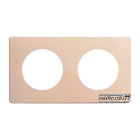 Рамка на 2 поста Varilight Varigrid, Satin Chrome