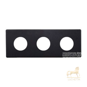 Рамка на 3 поста Varilight Varigrid, Matt Black