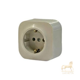 Розетка Legrand Quteo 2К+З без шт СЛНК