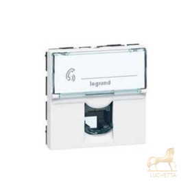 Розетка Mosaic RJ11 (2 модуля) Legrand