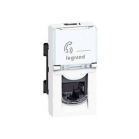 Розетка Mosaic телефонная Mosaic RJ-11 (1 мод.), 4 контакта Legrand