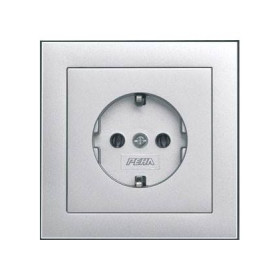 Розетка PEHA Aura Basis алюминий 20.6511.70 OKS
