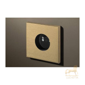 Розетка в сборе Lithoss Void round, Brass