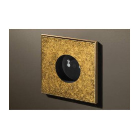Розетка в сборе Lithoss Void round, Brass antique