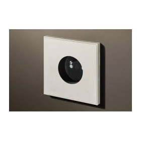 Розетка в сборе Lithoss Void round, Textured white