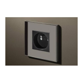 Розетка в сборе Lithoss Void square, Chrome
