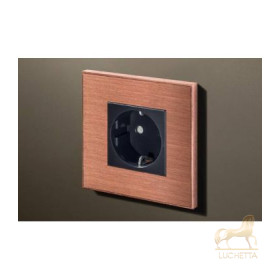 Розетка в сборе Lithoss Void square, Copper