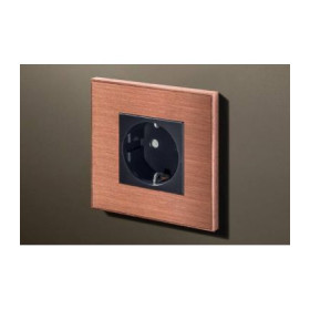 Розетка в сборе Lithoss Void square, Copper