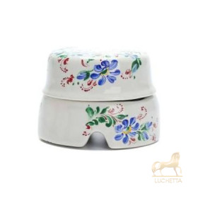 Salvador Распаячная коробка большая белая с росписью "Жостово", BOX2WT.RJ