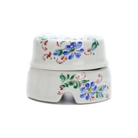Salvador Распаячная коробка большая белая с росписью "Жостово", BOX2WT.RJ