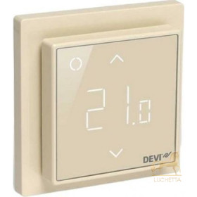 Терморегулятор DEVI DEVIreg™ Smart интеллектуальный 16А с Wi-Fi, бежевый