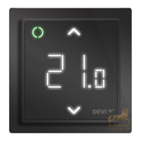 Терморегулятор DEVI DEVIreg™ Smart интеллектуальный 16А с Wi-Fi, черный