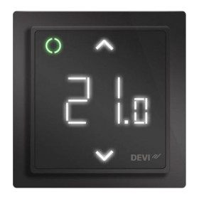 Терморегулятор DEVI DEVIreg™ Smart интеллектуальный 16А с Wi-Fi, черный