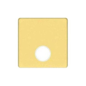 Монтажная плата для механизмов TV/SAT с одним коннектором FEDE, bright gold + beige
