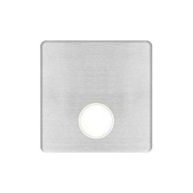 Монтажная плата для механизмов TV/SAT с одним коннектором FEDE, nickel satin + beige