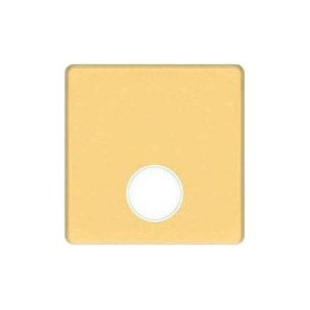 Монтажная плата для механизмов TV/SAT с одним коннектором FEDE, real gold + beige
