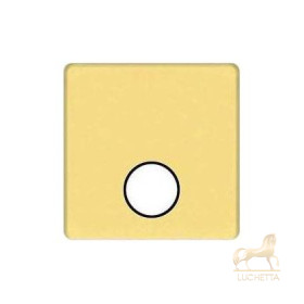 Монтажная плата для механизмов TV/SAT с одним коннектором FEDE, bright gold + black