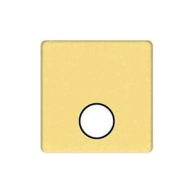 Монтажная плата для механизмов TV/SAT с одним коннектором FEDE, bright gold + black