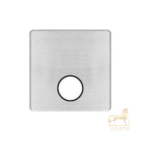 Монтажная плата для механизмов TV/SAT с одним коннектором FEDE, nickel satin + black